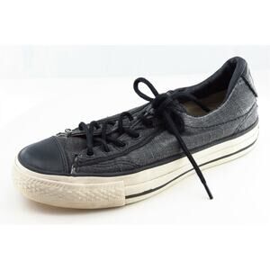 Converse‎ All Star Women Sz 7 M Gray Lace Up Low Top Synthetic Shoe